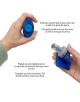 Flasque de running 250ml souple pour sac d’hydratation | Gourde avec valve de sécurité à mordre| Profil ergonomique 