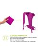 SkiBack Enfant - Porte ski pour enfant - Rose